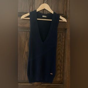 Aritzia Wilfred Navy Vest
